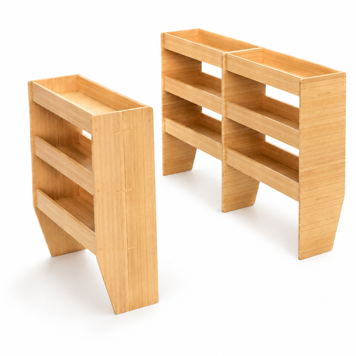 Ford Transit L1/L2 H2 triple bay plywood van racking unit