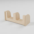 ANT Divided Campervan Shelf - Natural Plywood - 500 x 200 x 200 mm - hero view - 18 mm natural plywood - Rev C, 11 mm end-panel overhang