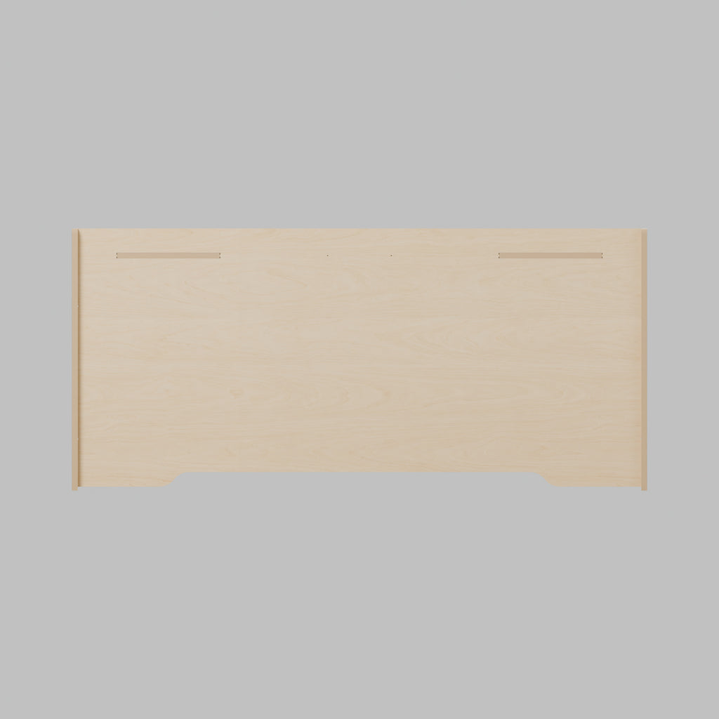 Awning Box with 50 mm top tray, Revision C, solid front panel - Solid front panel with the access cutout removed