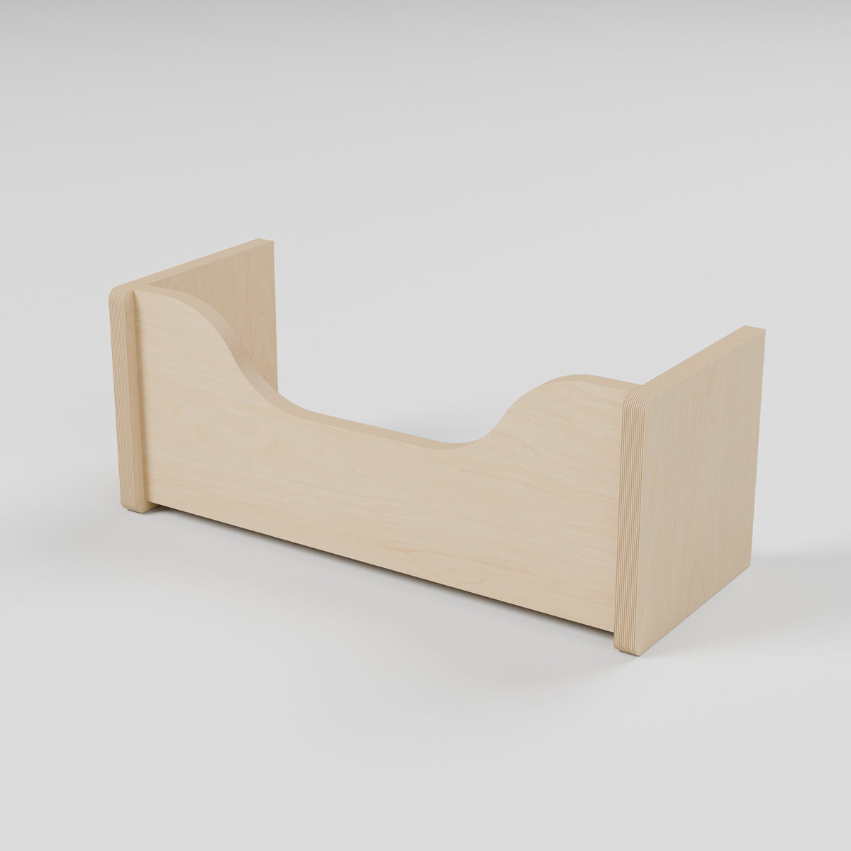 Campervan Storage Shelf - Natural Plywood - 500 x 200 x 200 mm - hero view - 18 mm natural plywood