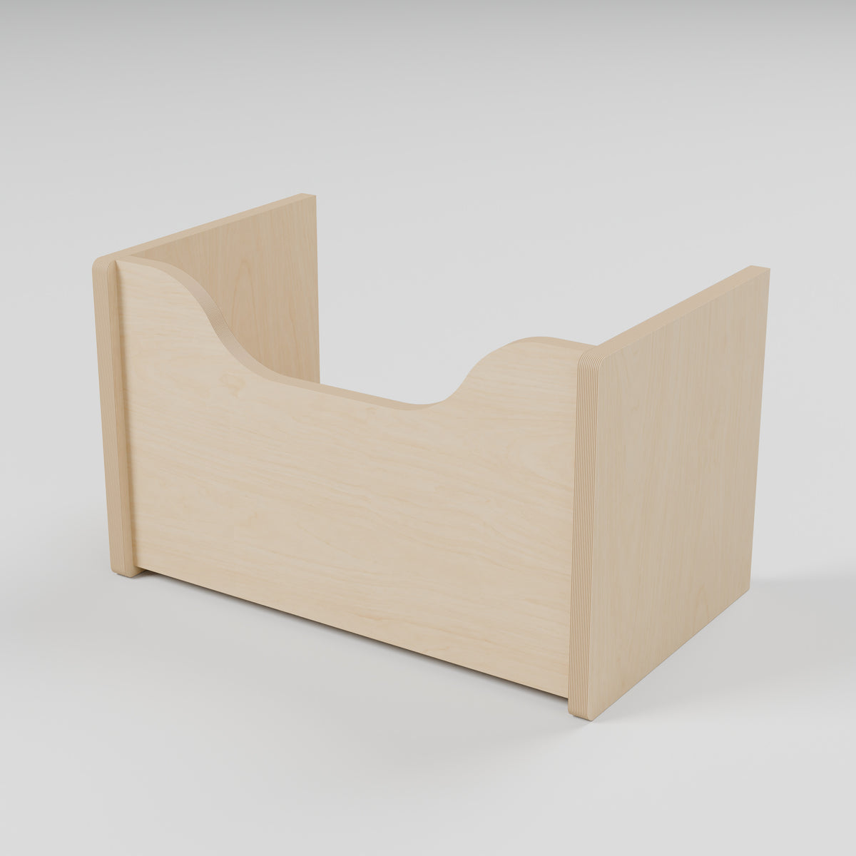 Campervan Storage Shelf - Natural Plywood - 500 x 300 x 300 mm - hero view - 18 mm natural plywood