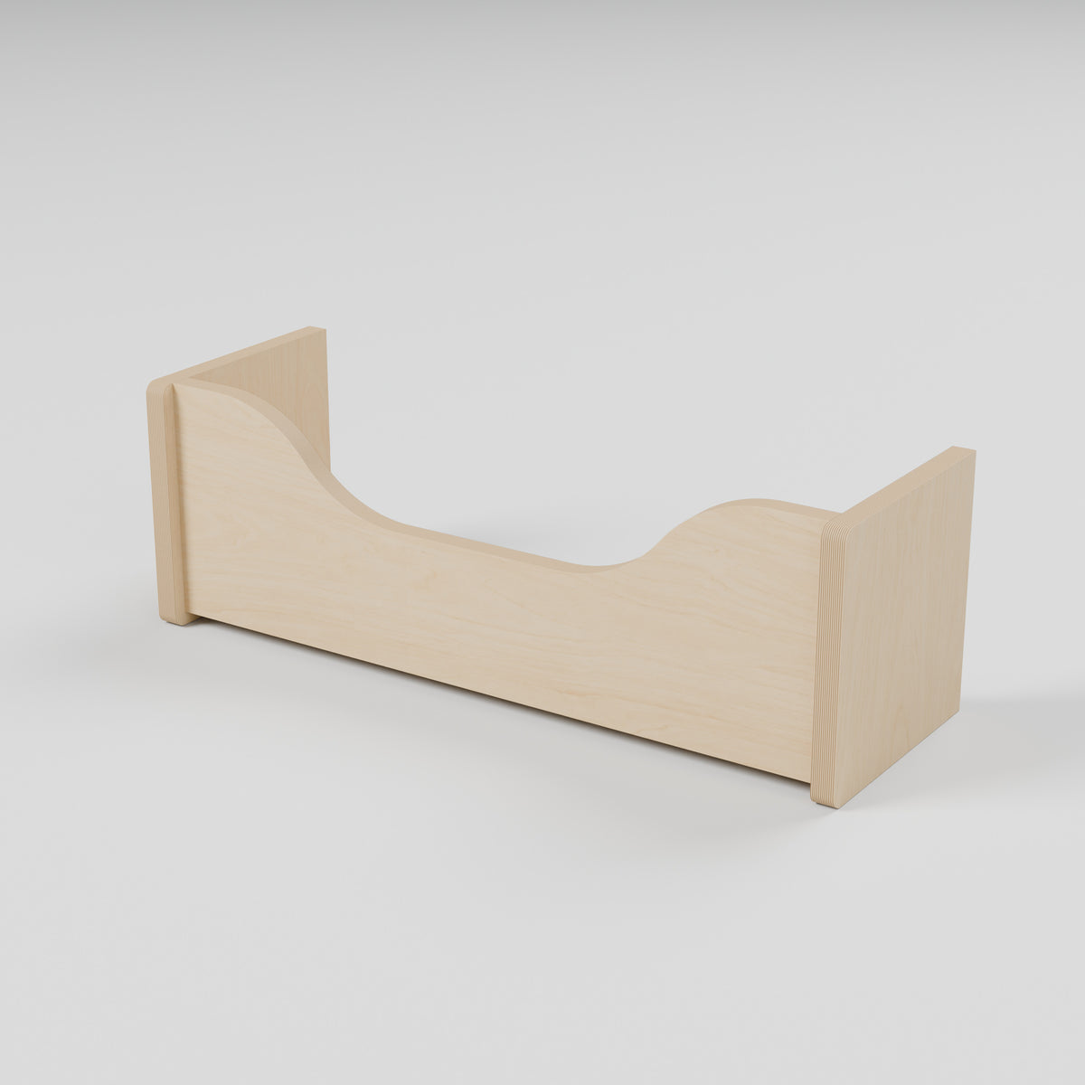Campervan Storage Shelf - Natural Plywood - 600 x 200 x 200 mm - hero view - 18 mm natural plywood