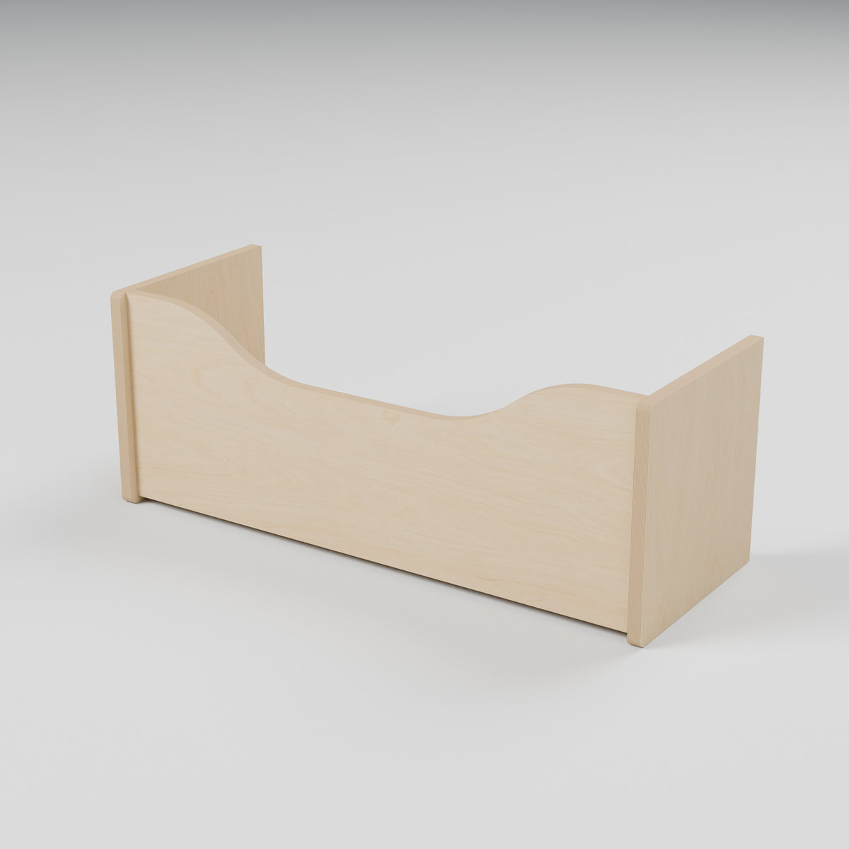 Campervan Storage Shelf - Natural Plywood - 800 x 300 x 300 mm - hero view - 18 mm natural plywood