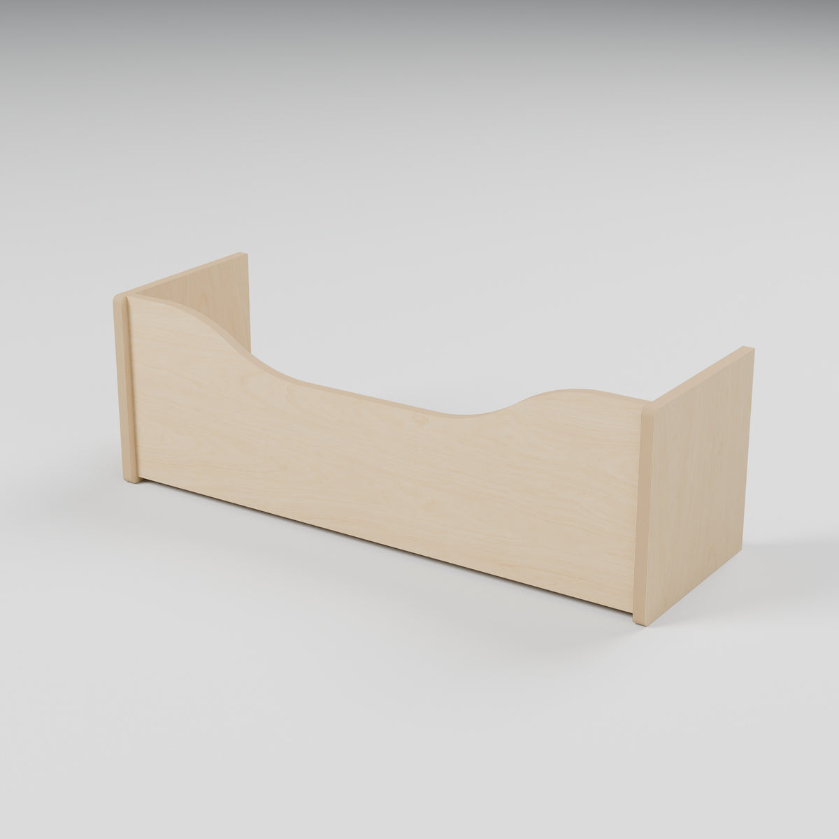 Campervan Storage Shelf - Natural Plywood - 900 x 300 x 300 mm - hero view - 18 mm natural plywood
