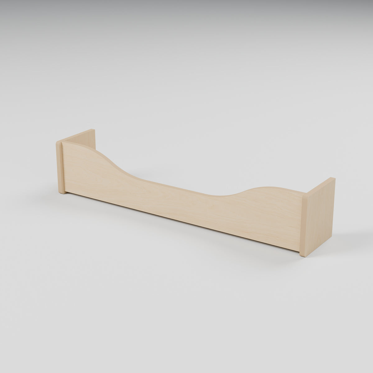 Campervan Storage Shelf - Natural Plywood - 1000 x 200 x 200 mm - hero view - 18 mm natural plywood