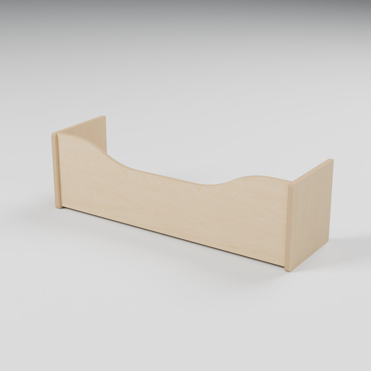 Campervan Storage Shelf - Natural Plywood - 1000 x 300 x 300 mm - hero view - 18 mm natural plywood