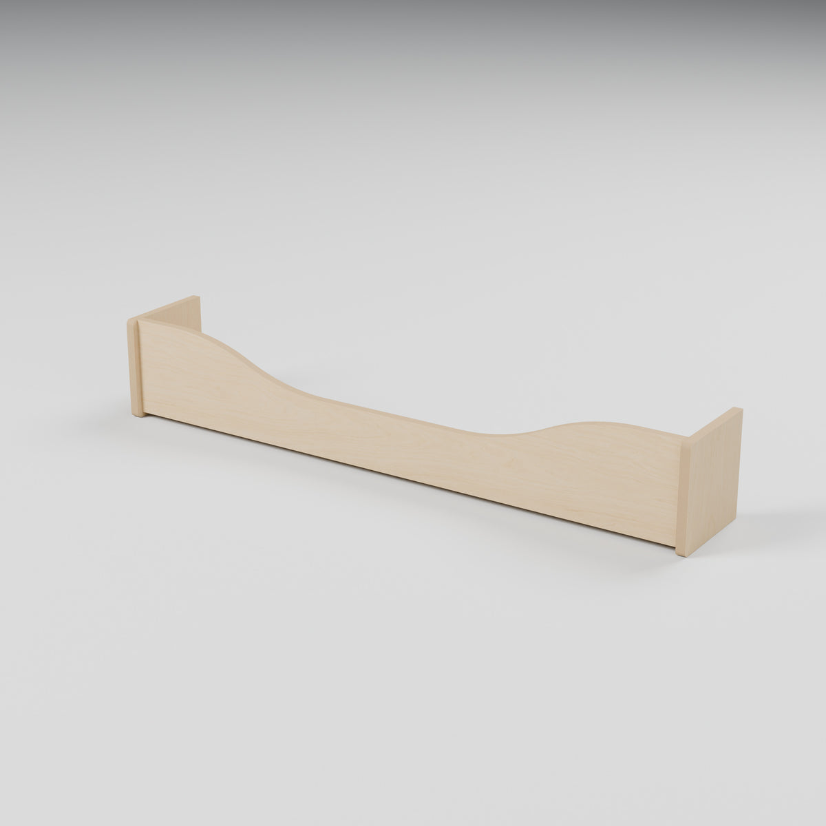 Campervan Storage Shelf - Natural Plywood - 1200 x 200 x 200 mm - hero view - 18 mm natural plywood