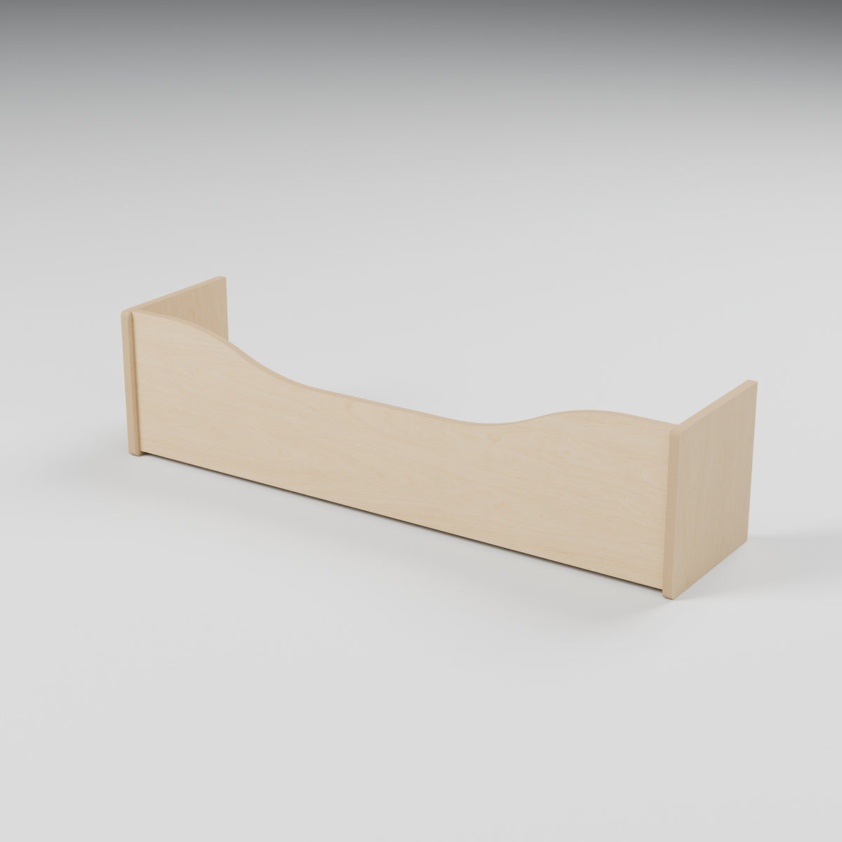 Campervan Storage Shelf - Natural Plywood - 1200 x 300 x 300 mm - hero view - 18 mm natural plywood
