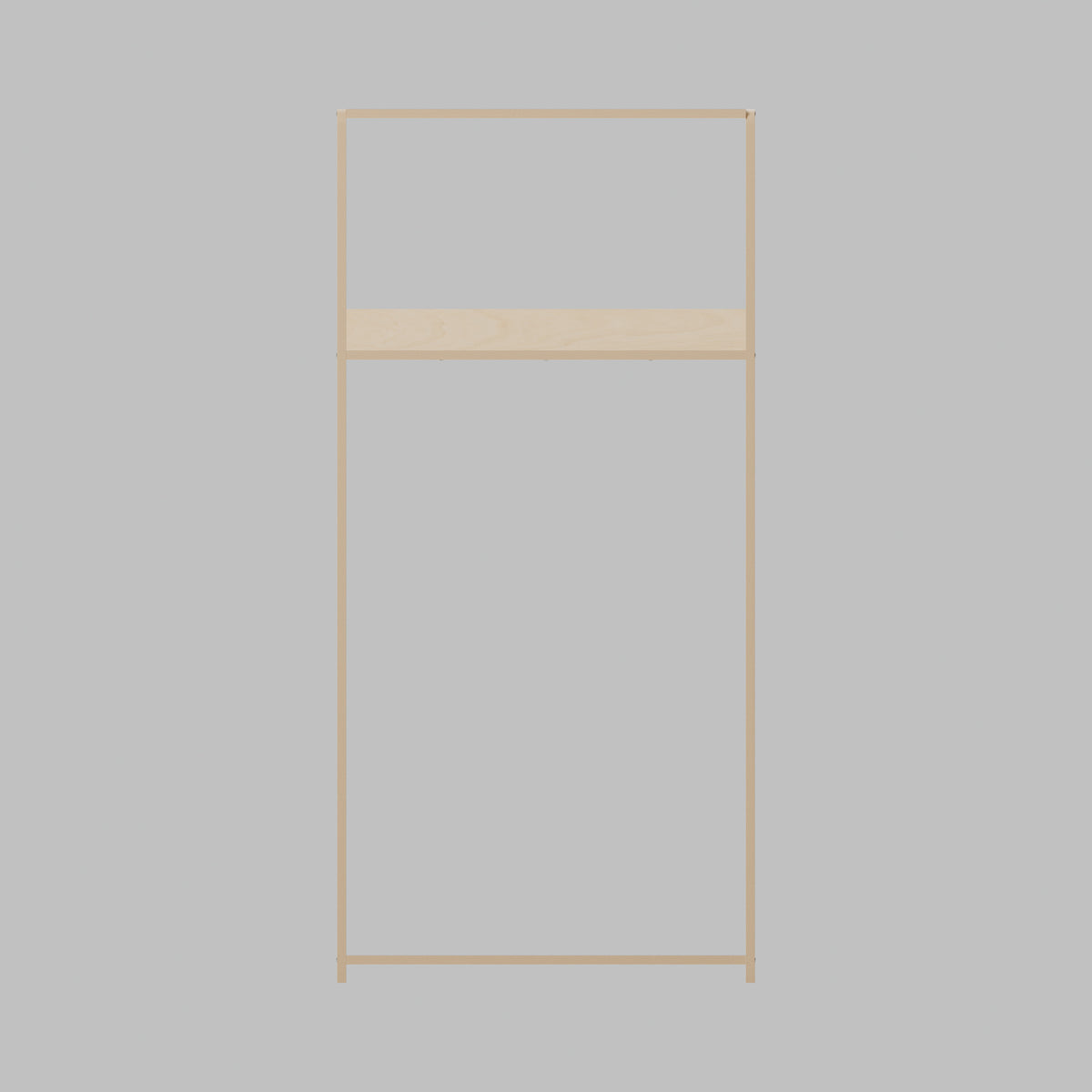 MODLINE LOAD 550 Bulk Equipment Bay: front, natural 12 mm birch plywood, 550 x 520 x 1150 mm