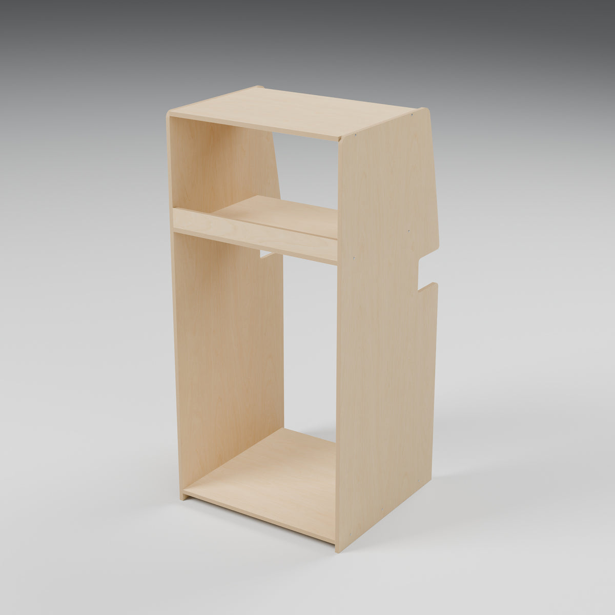 MODLINE LOAD 550 Bulk Equipment Bay: hero, natural 12 mm birch plywood, 550 x 520 x 1150 mm