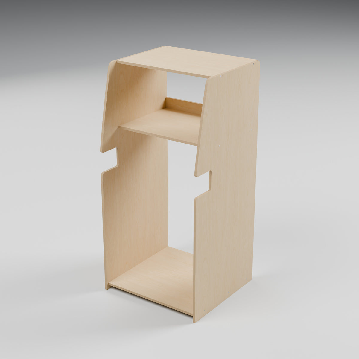 MODLINE LOAD 550 Bulk Equipment Bay: rear, natural 12 mm birch plywood, 550 x 520 x 1150 mm