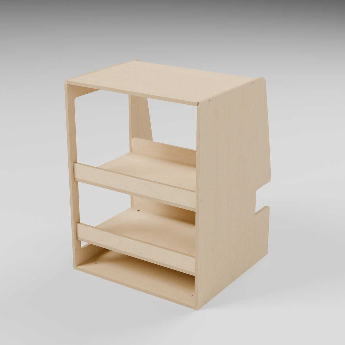 MODLINE REACH 550 Door-Access Module: hero, natural 12 mm birch plywood, 550 x 520 x 726 mm