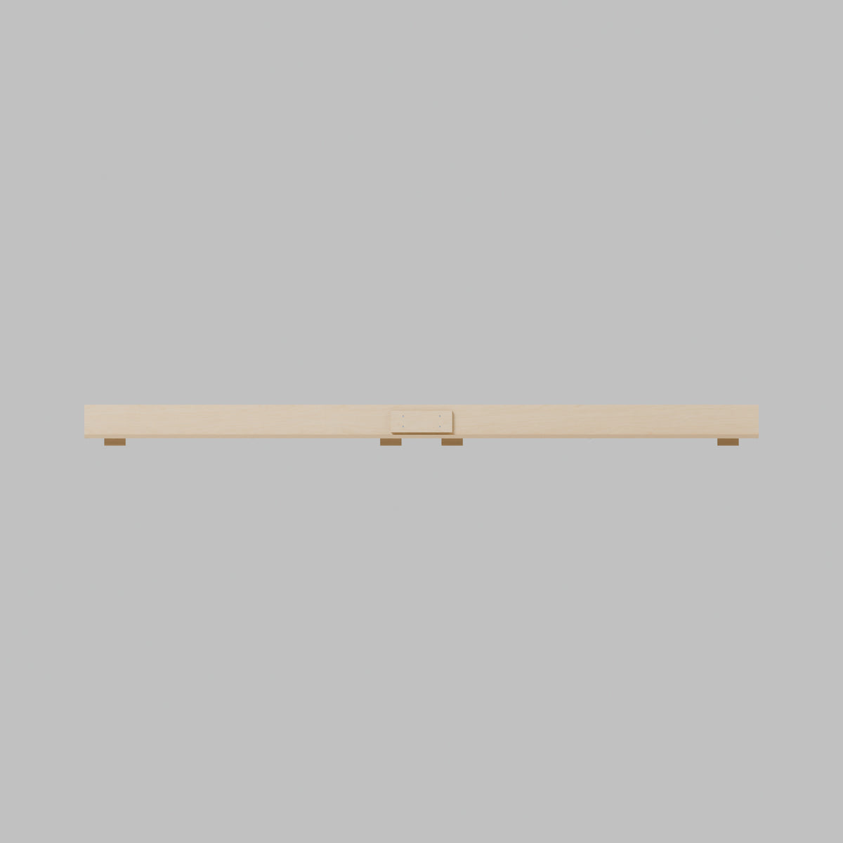 MODLINE SPAN 2200 Long-Item Channel: front, natural 12 mm birch plywood, 2200 x 110 x 110 mm