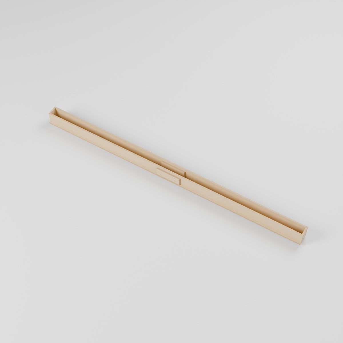 MODLINE SPAN 2200 Long-Item Channel: hero, natural 12 mm birch plywood, 2200 x 110 x 110 mm