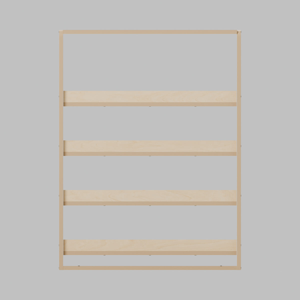 MODLINE CASE 550 Independent Tool-Case Rack: front, natural 12 mm birch plywood, 550 x 520 x 726 mm