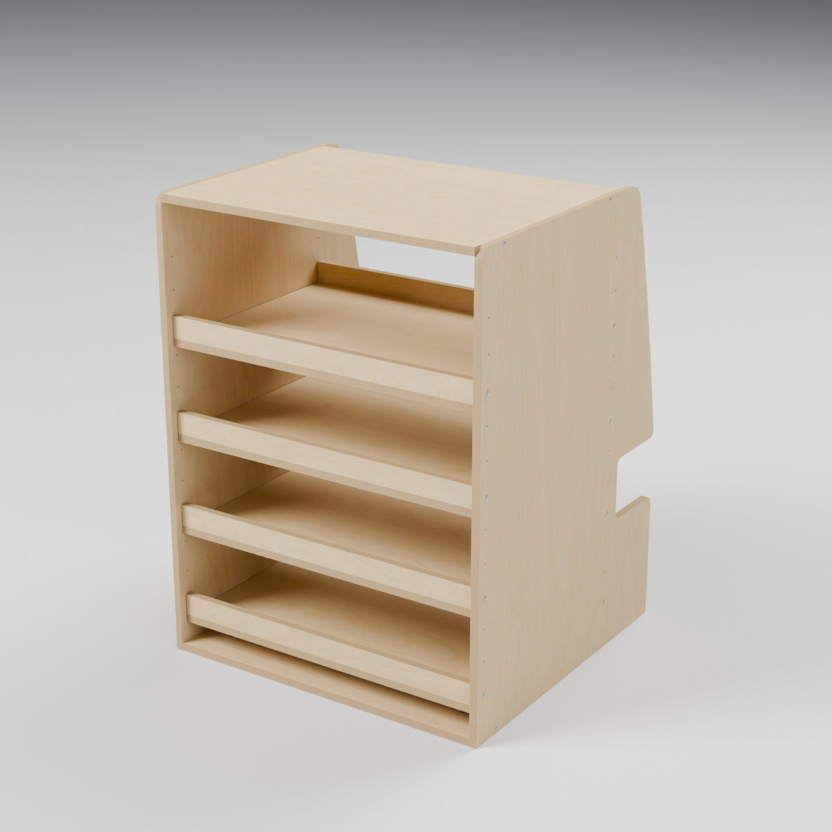 MODLINE CASE 550 Independent Tool-Case Rack: hero, natural 12 mm birch plywood, 550 x 520 x 726 mm