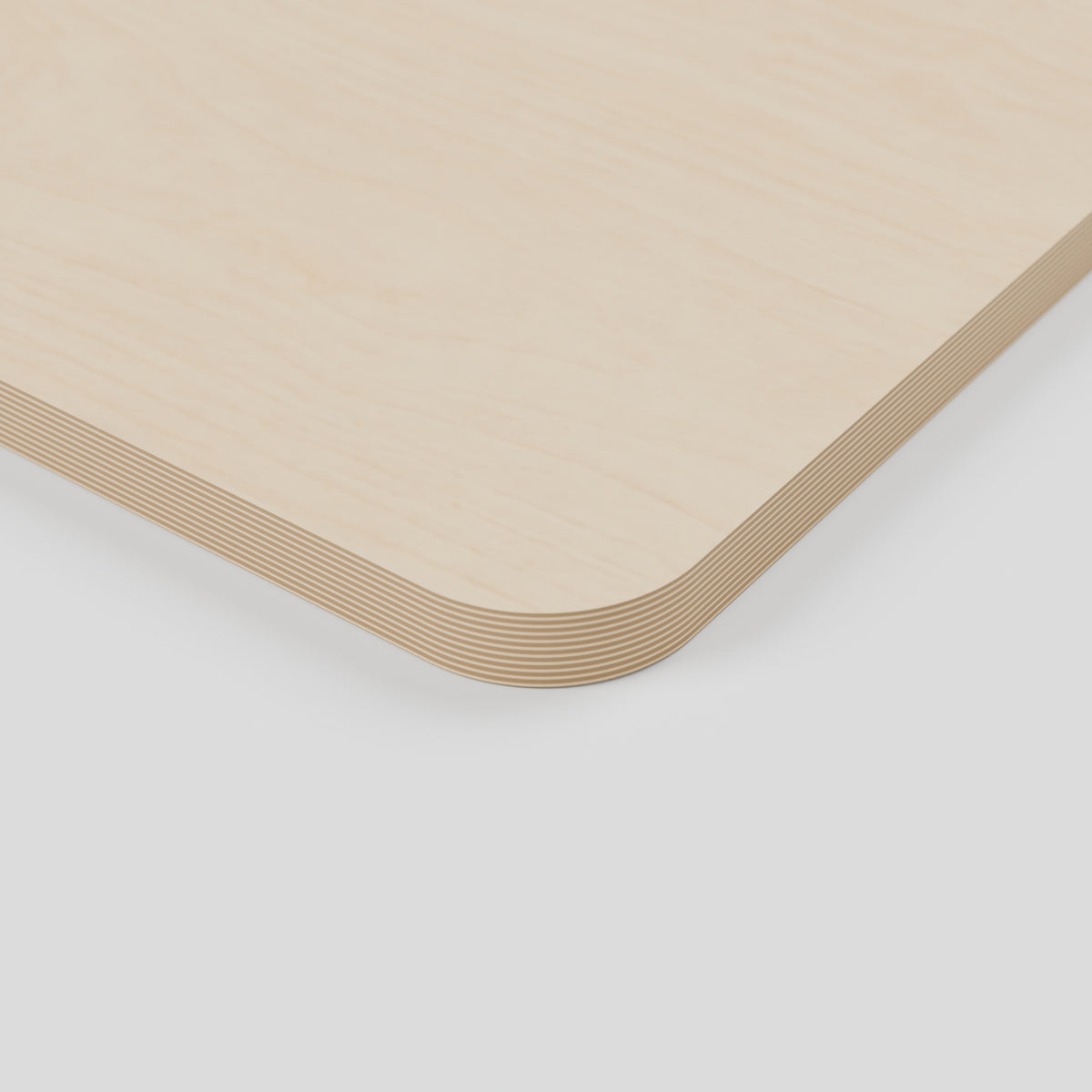 ROAM Campervan Tabletop - 450 x 350mm Natural Birch Plywood: detail, natural 15 mm birch plywood, 450 x 350 x 15 mm