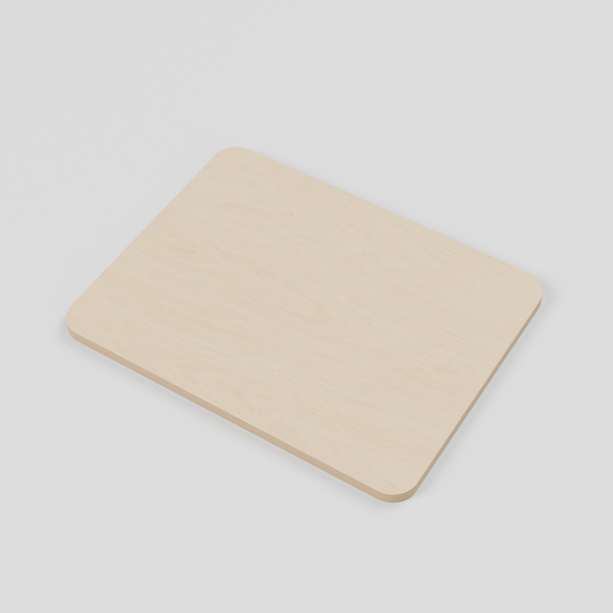 ROAM Campervan Tabletop - 450 x 350mm Natural Birch Plywood: underside, natural 15 mm birch plywood, 450 x 350 x 15 mm