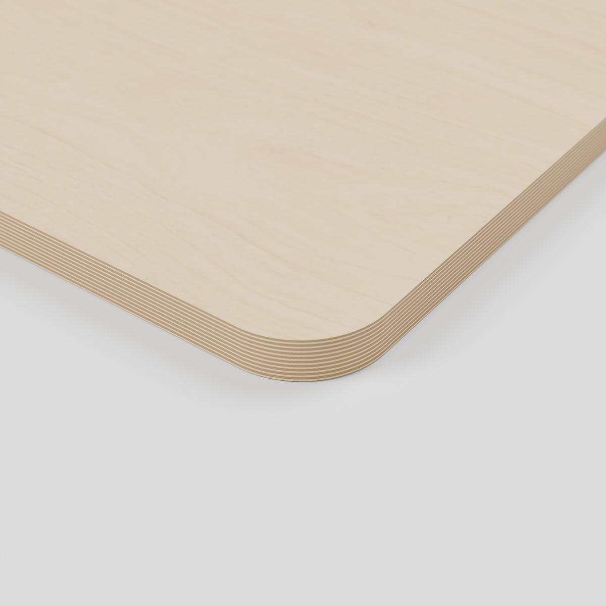 ROAM Campervan Tabletop - 575 x 400mm Natural Birch Plywood: detail, natural 15 mm birch plywood, 575 x 400 x 15 mm