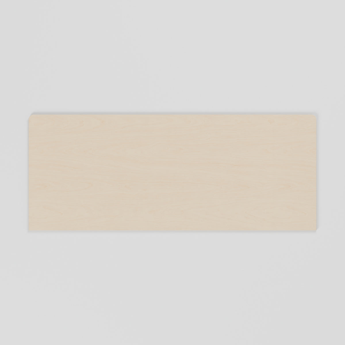 Plain plywood tool board - Plain face with two rounded upper corners