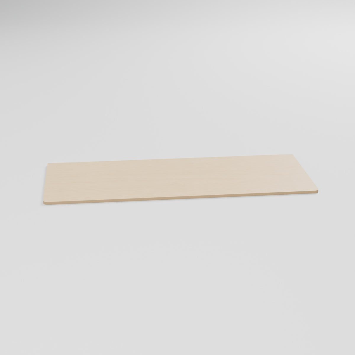 Plain plywood tool board - Low angle showing the 12 mm plywood edge