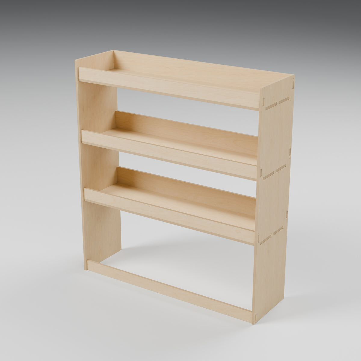 Universal Van Rack - 1000W x 1100H mm Plywood Flat Pack: hero, natural 12 mm plywood, 1000 x 300 x 1100 mm