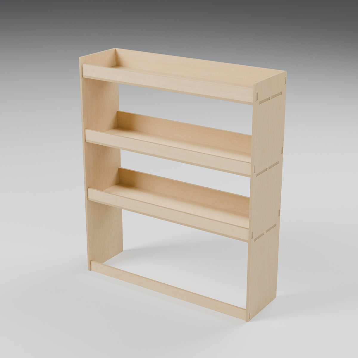 Universal Van Rack - 1000W x 1180H mm Plywood Flat Pack: hero, natural 12 mm plywood, 1000 x 300 x 1180 mm