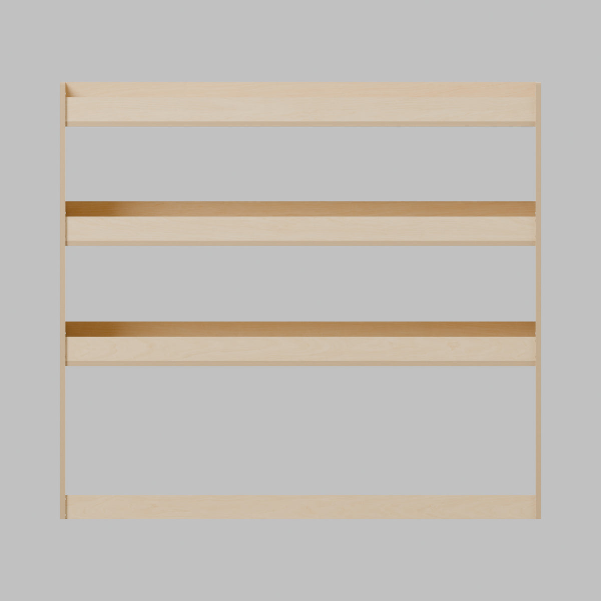 Universal Van Rack - 1100W x 1000H mm Plywood Flat Pack: front, natural 12 mm plywood, 1100 x 300 x 1000 mm
