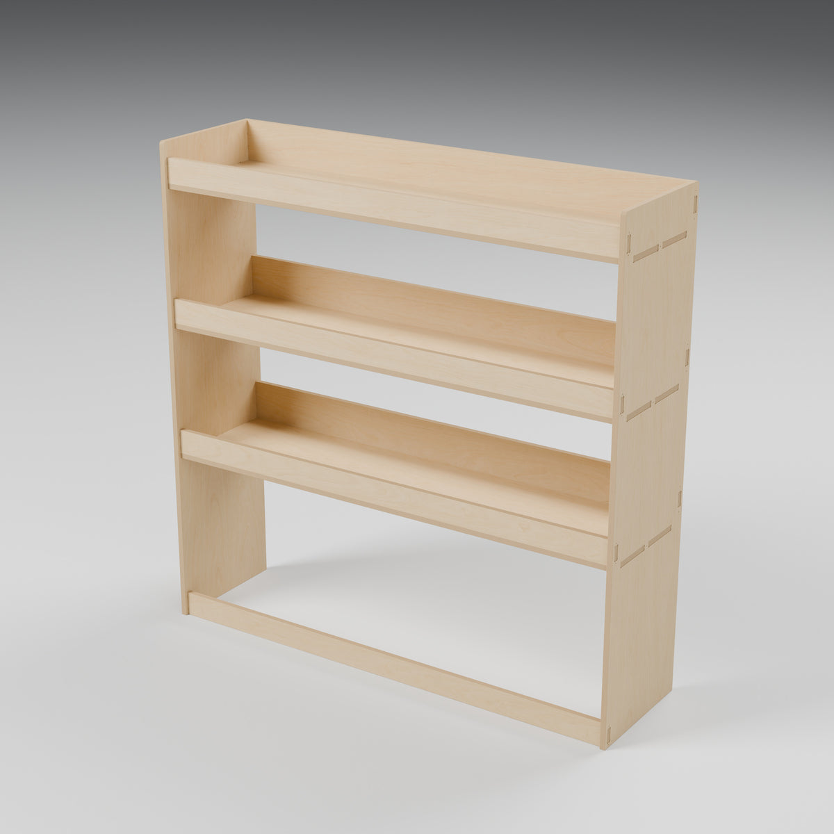 Universal Van Rack - 1100W x 1100H mm Plywood Flat Pack: hero, natural 12 mm plywood, 1100 x 300 x 1100 mm