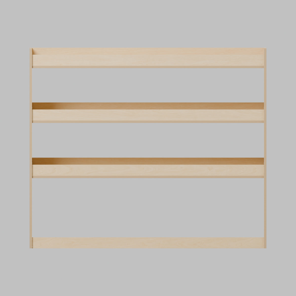 Universal Van Rack - 1180W x 1000H mm Plywood Flat Pack: front, natural 12 mm plywood, 1180 x 300 x 1000 mm