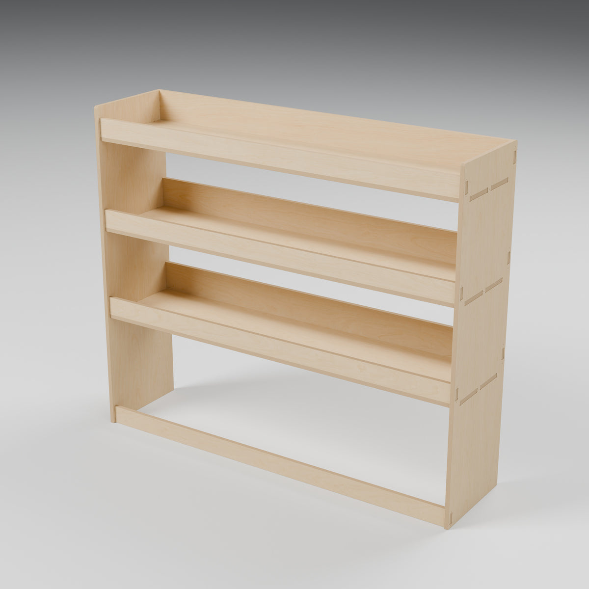 Universal Van Rack - 1180W x 1000H mm Plywood Flat Pack: hero, natural 12 mm plywood, 1180 x 300 x 1000 mm