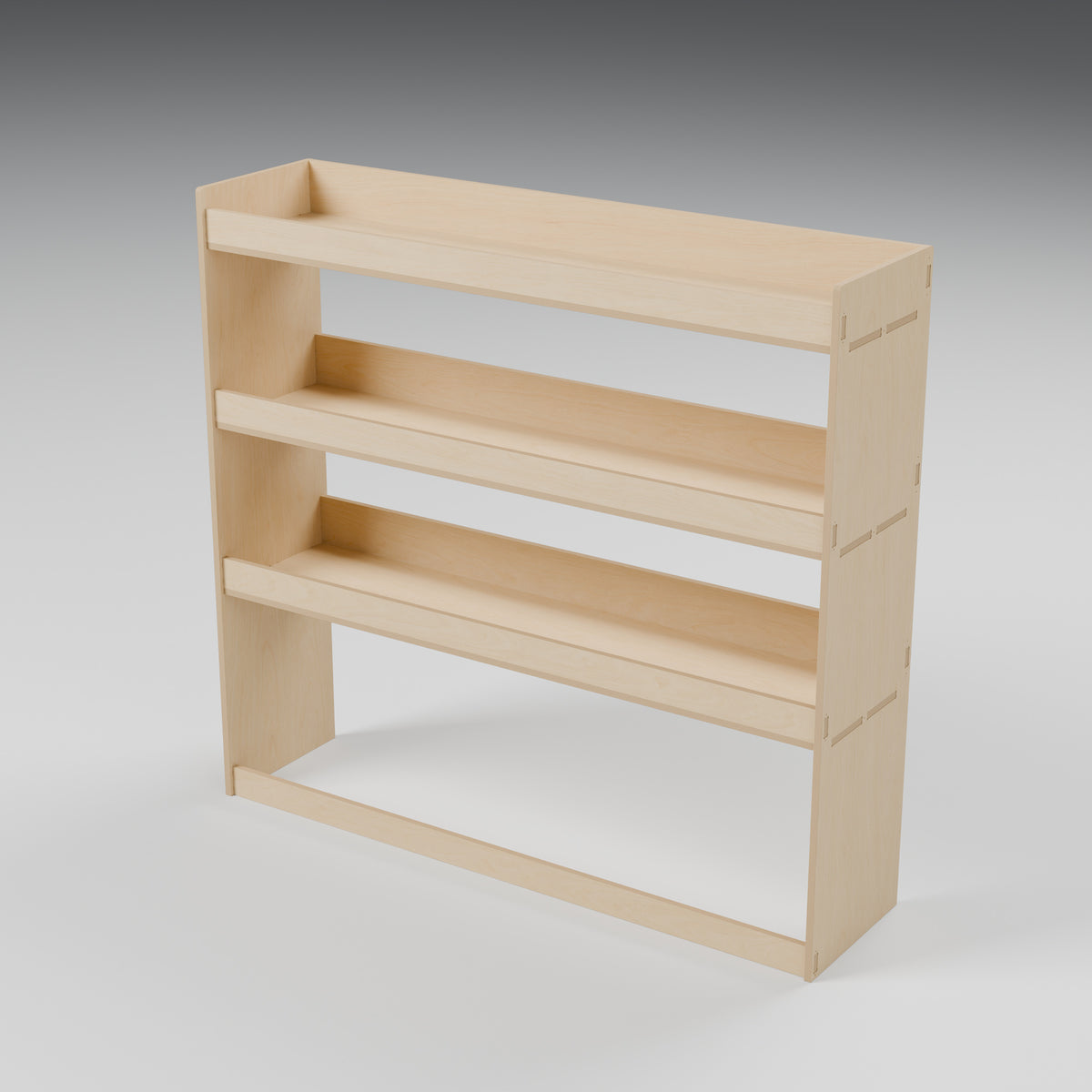 Universal Van Rack - 1180W x 1100H mm Plywood Flat Pack: hero, natural 12 mm plywood, 1180 x 300 x 1100 mm