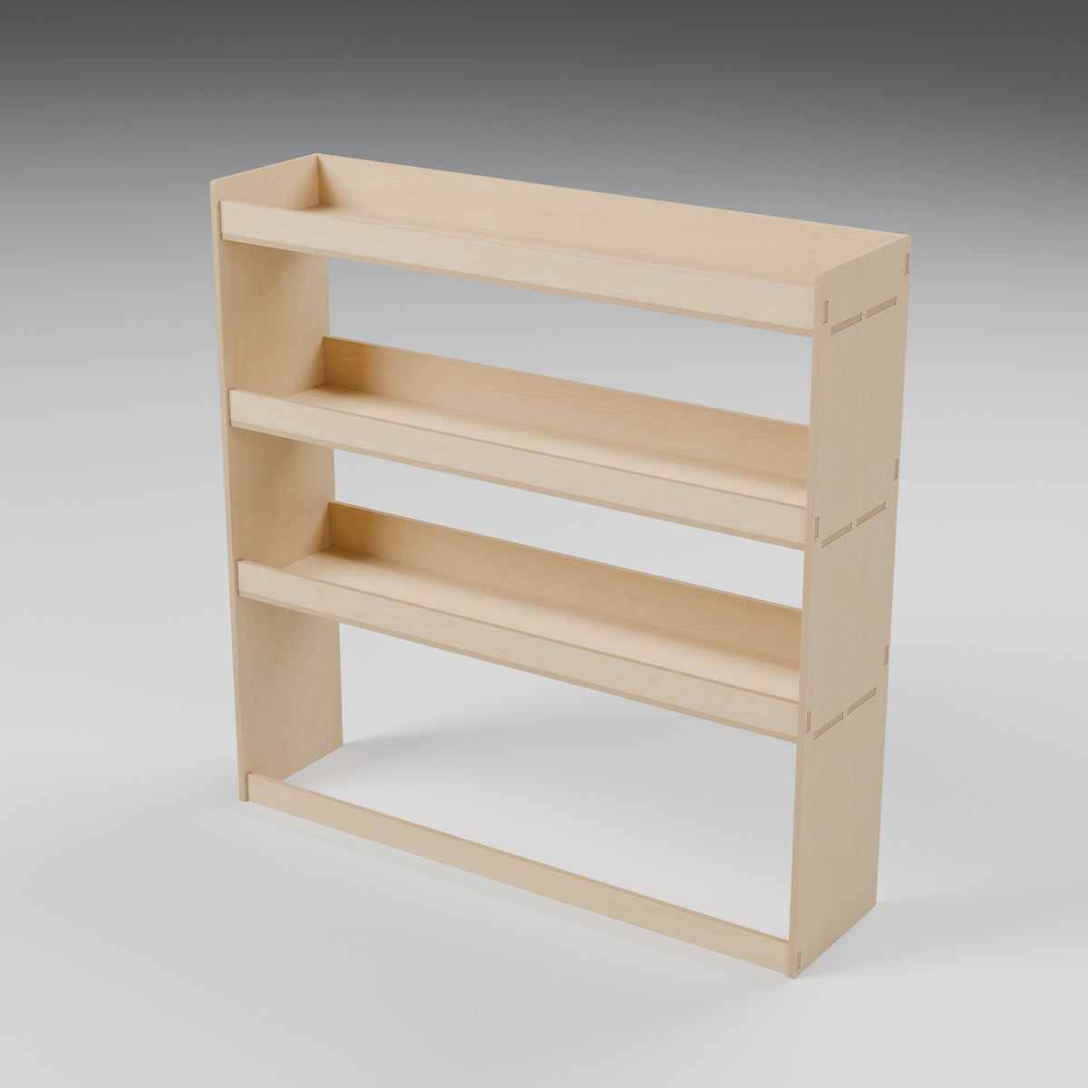 Universal Van Rack - 1180W x 1180H mm Plywood Flat Pack: hero, natural 12 mm plywood, 1180 x 300 x 1180 mm